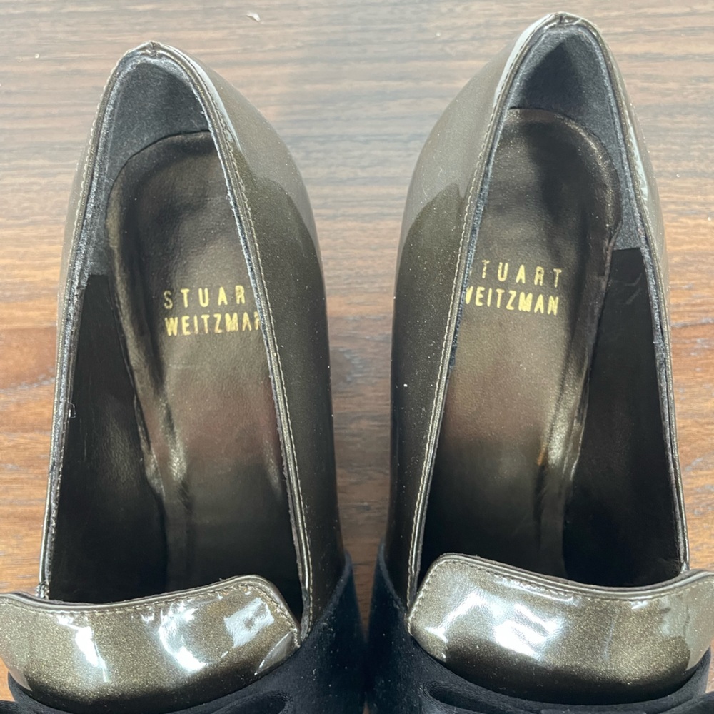 Stuart Weitzman Certified Authentic Patent Leather Women’s Heels Size 5.5 - Picture 6 of 9